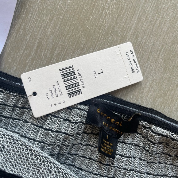 Anthropologie Current Air Bow-Tie One-Shoulder Top - Picture 4 of 7